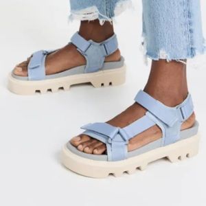 LAST Candy Sandals Dusty Blue Size 38